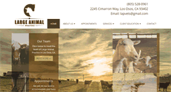 Desktop Screenshot of largeanimalpractice.com